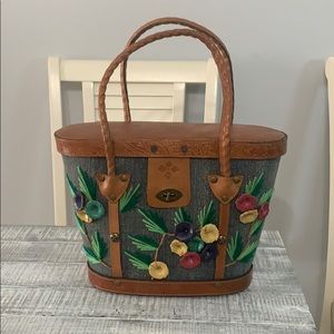 Patricia Nash artisan straw market tote